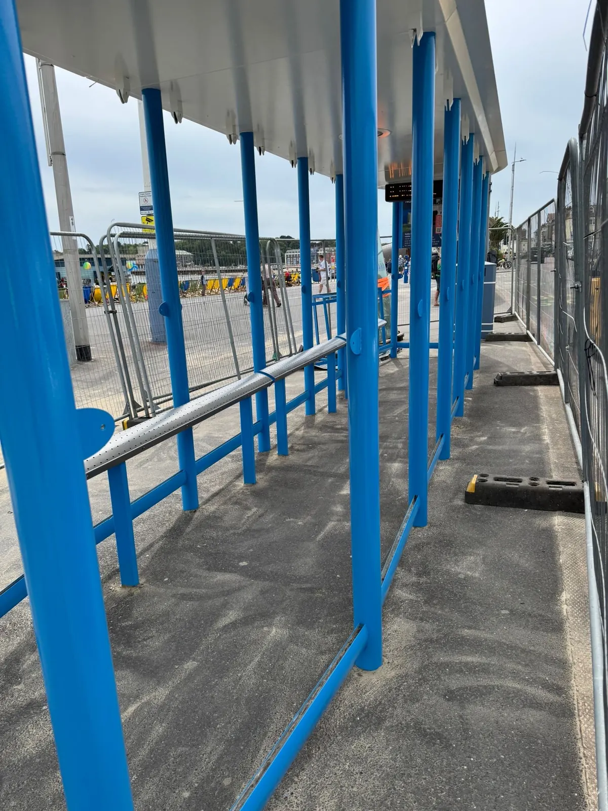 Weymouth bus shelter restoration 4