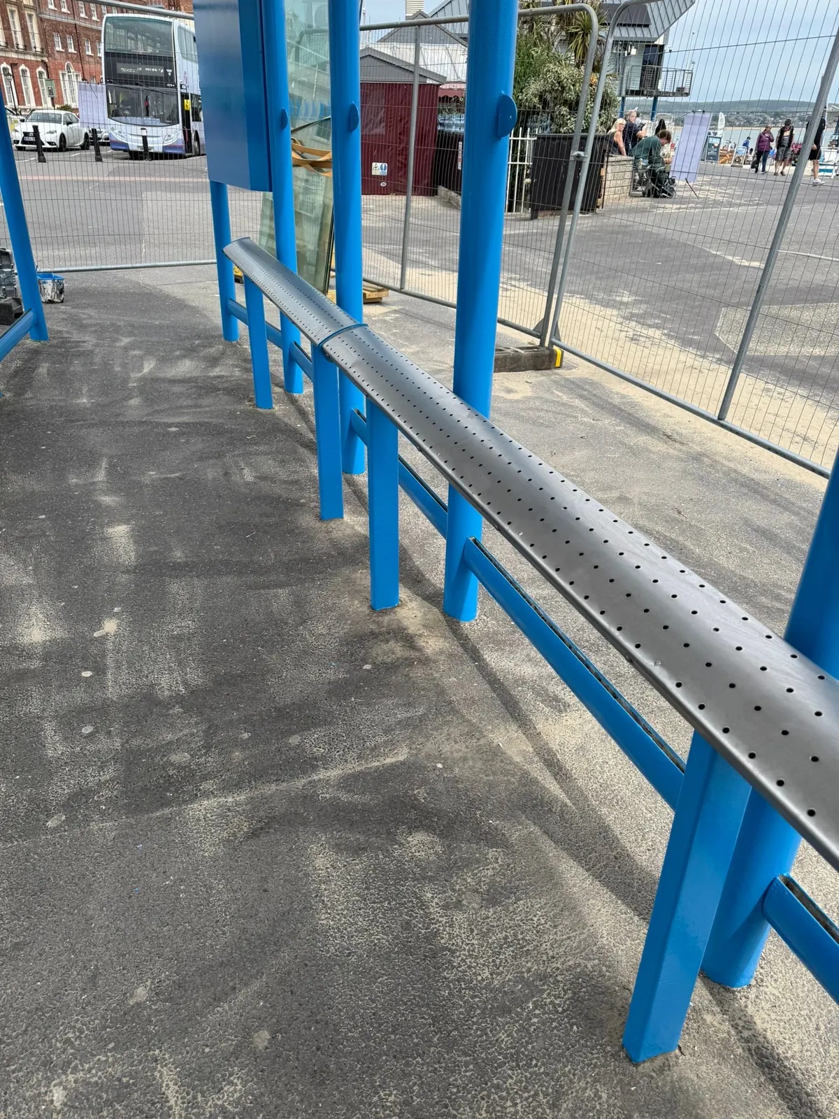Weymouth bus shelter restoration 6